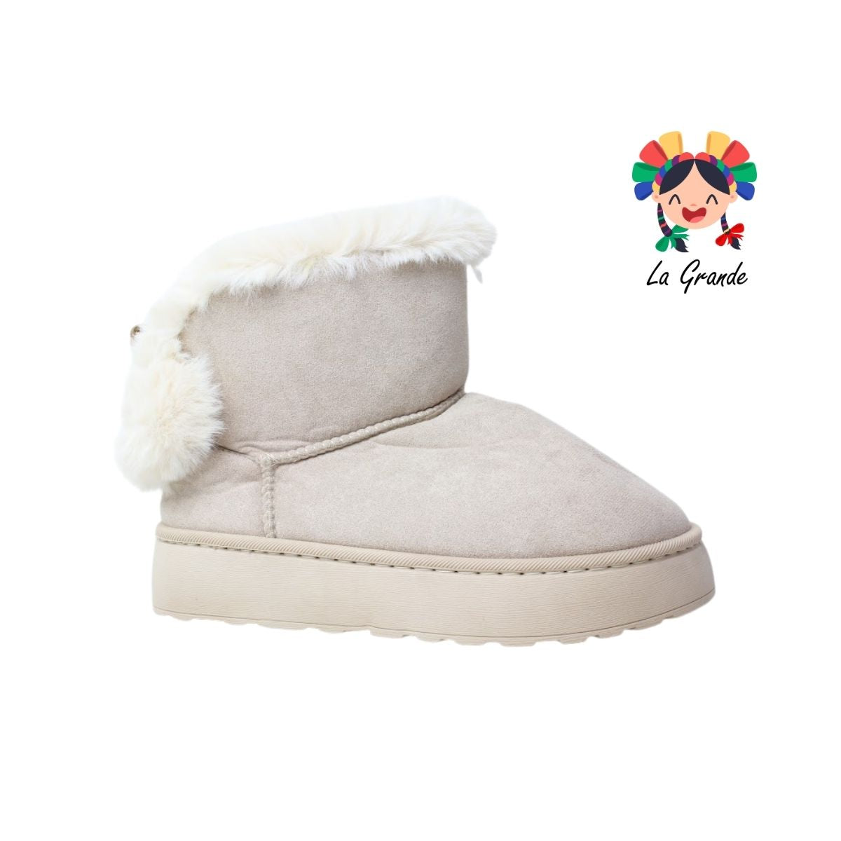 A-5290 ZXXG Multicolor Bota Afelpada para Dama