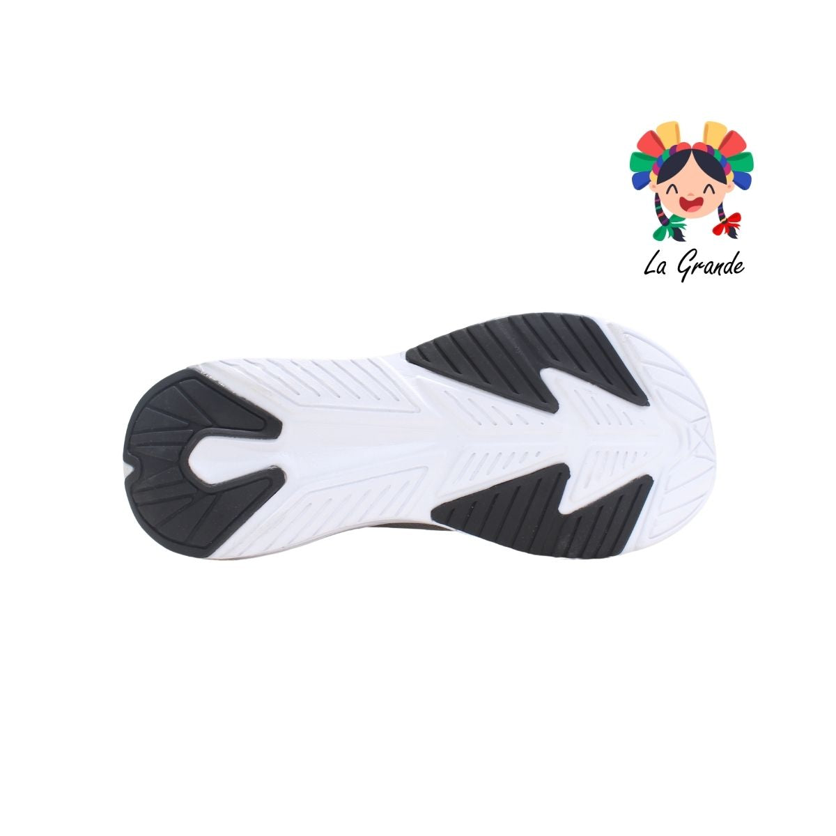 A1779J COURT Gris Negro Tenis Deportivo para Joven, Dama y Caballero