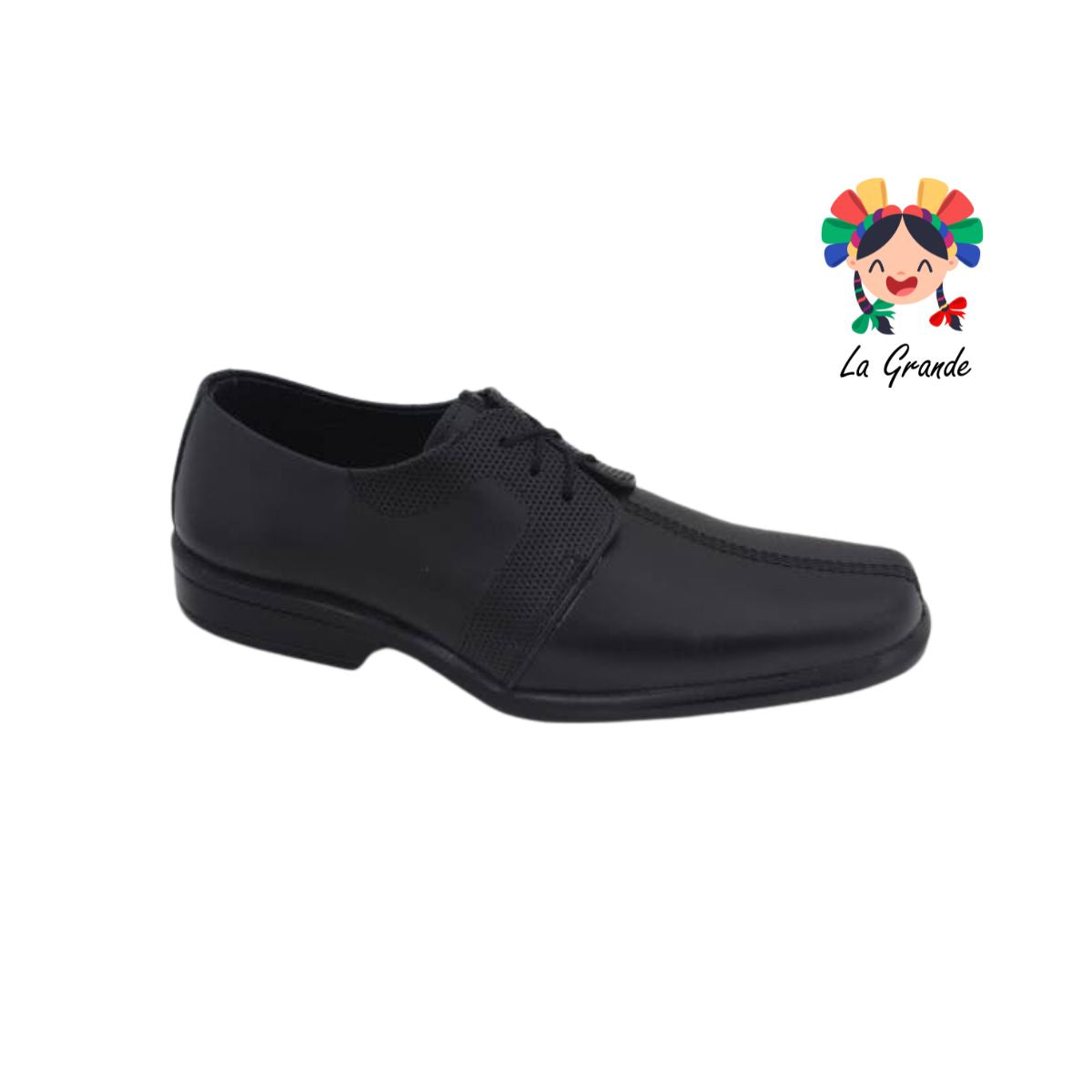 A93 VIAKENTTO Negro Zapato Escolar para Joven