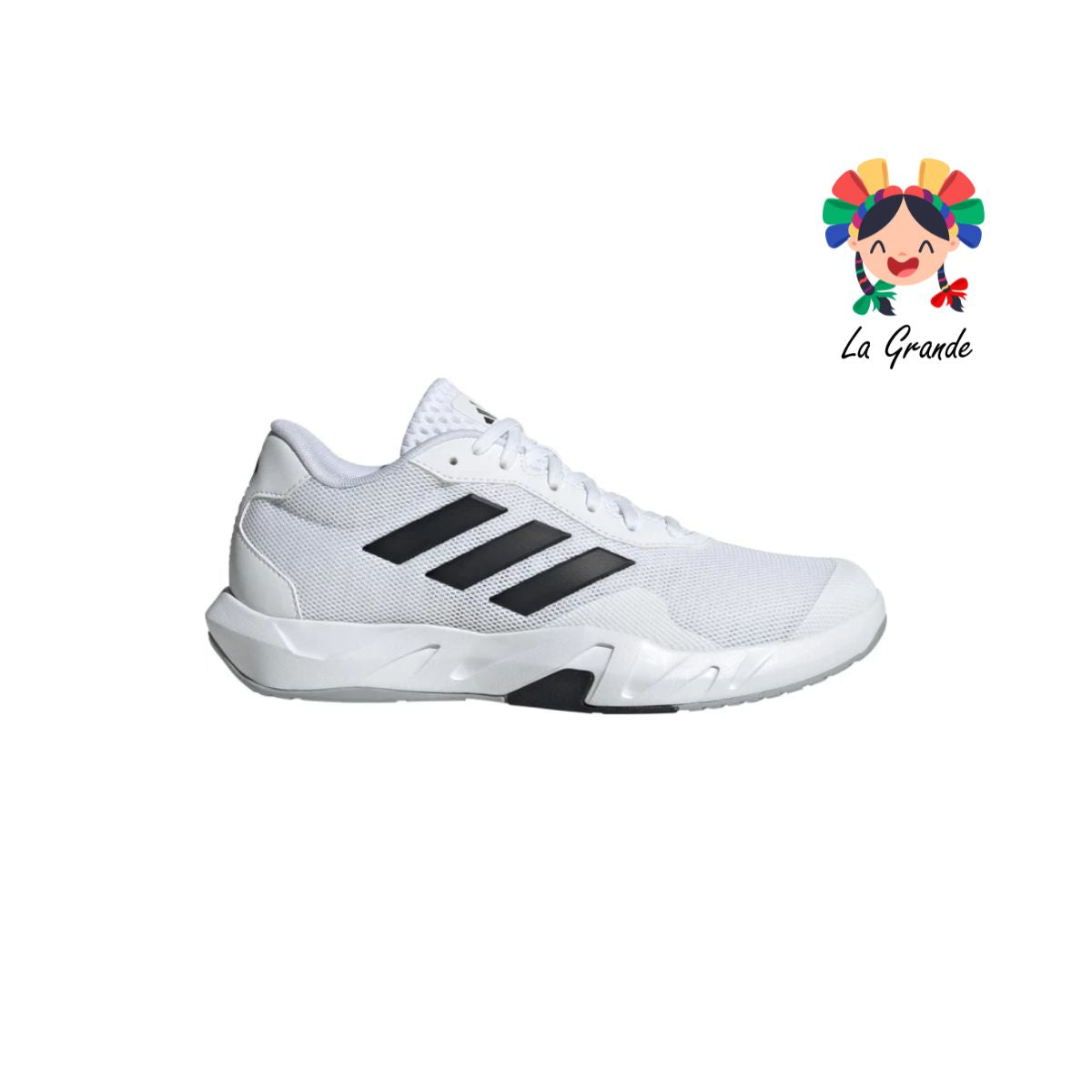 AMPLIMOVE ADIDAS Blanco Negro Tenis Deportivo Original Importado para Caballero