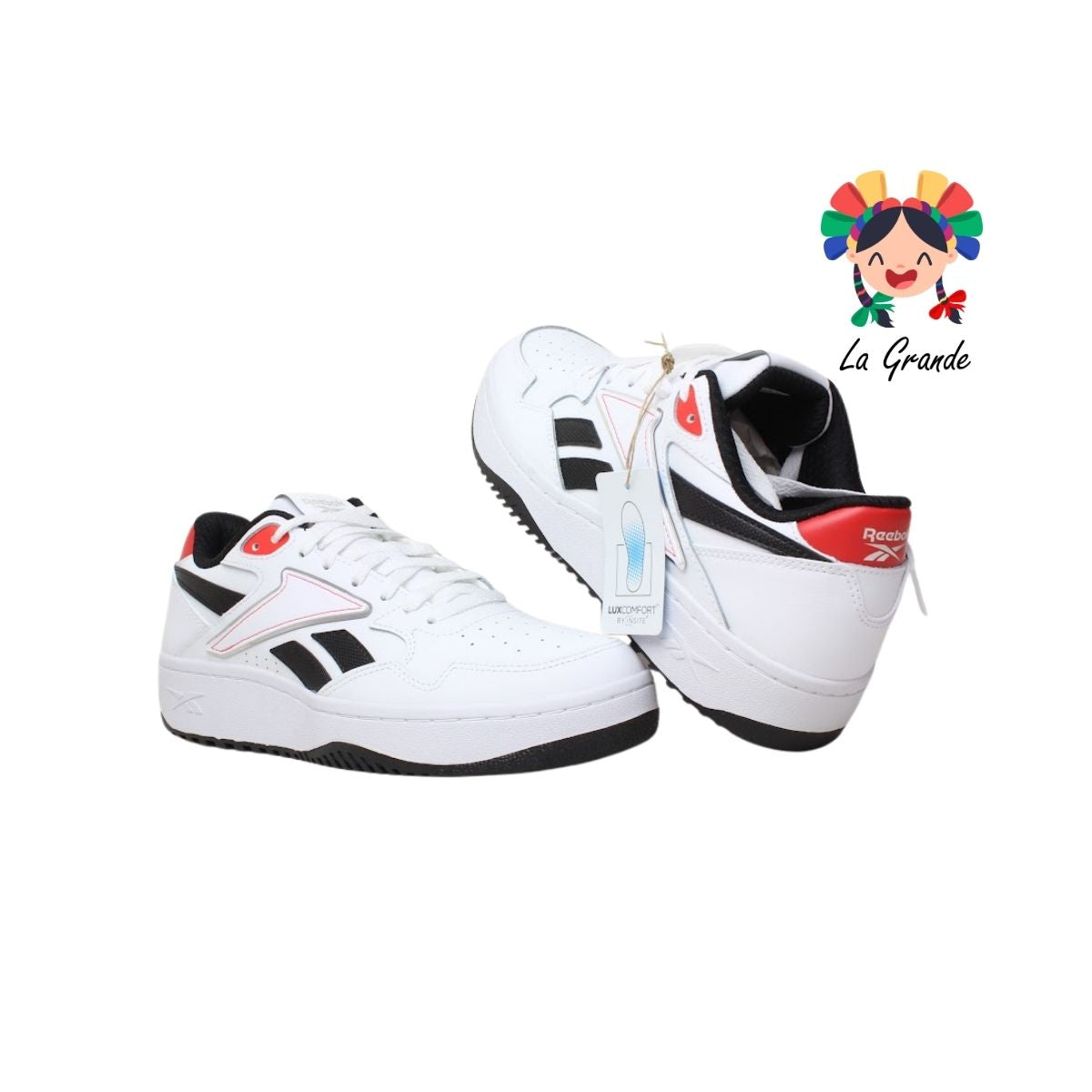 ATR CHILL REEBOK Blanco Negro Tenis Casual Importado Original para Joven y Caballero