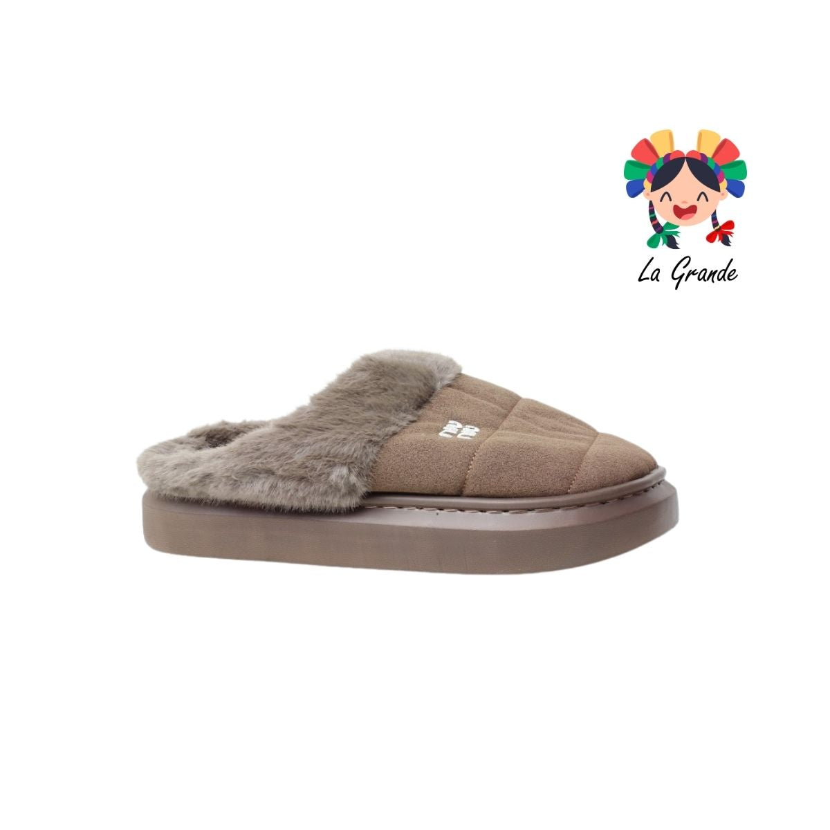 B-6023 ZXXG Multicolor Pantufla Afelpada para Joven y Caballero