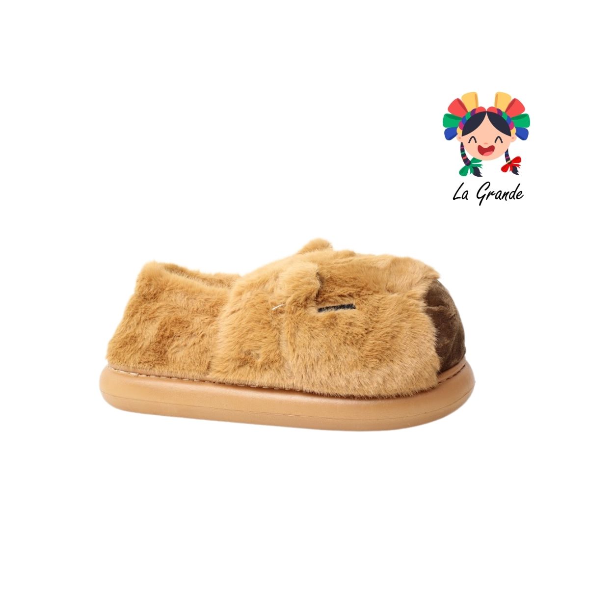 C-4146 ZXXG Multicolor Capiba Pantufla Afelpada para Niña, Niño, Dama y Joven