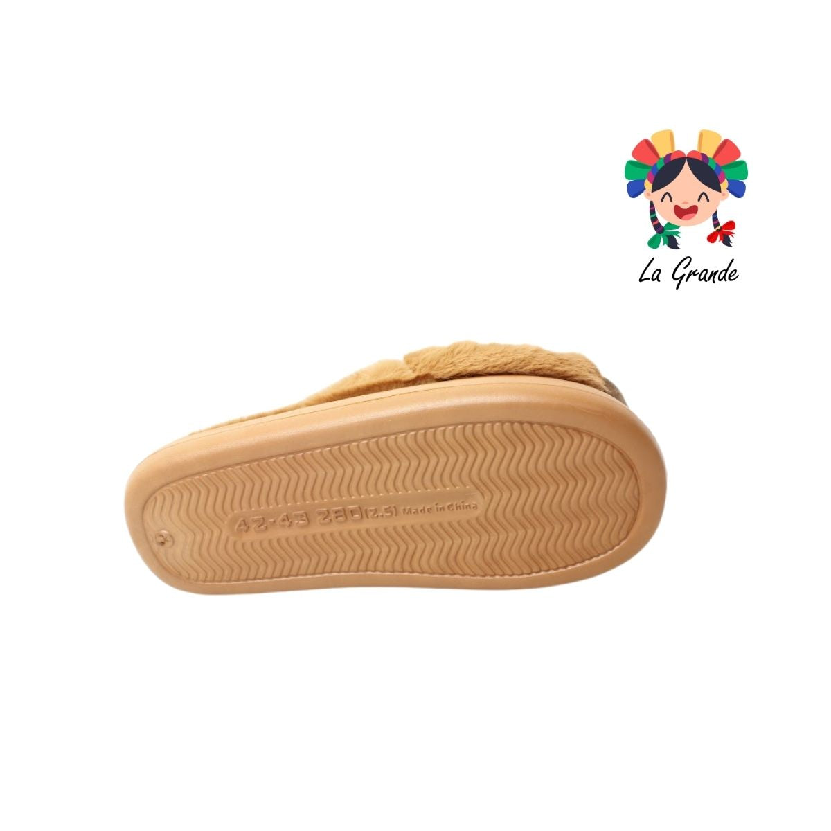 C-4146 ZXXG Multicolor Capiba Pantufla Afelpada para Niña, Niño, Dama y Joven
