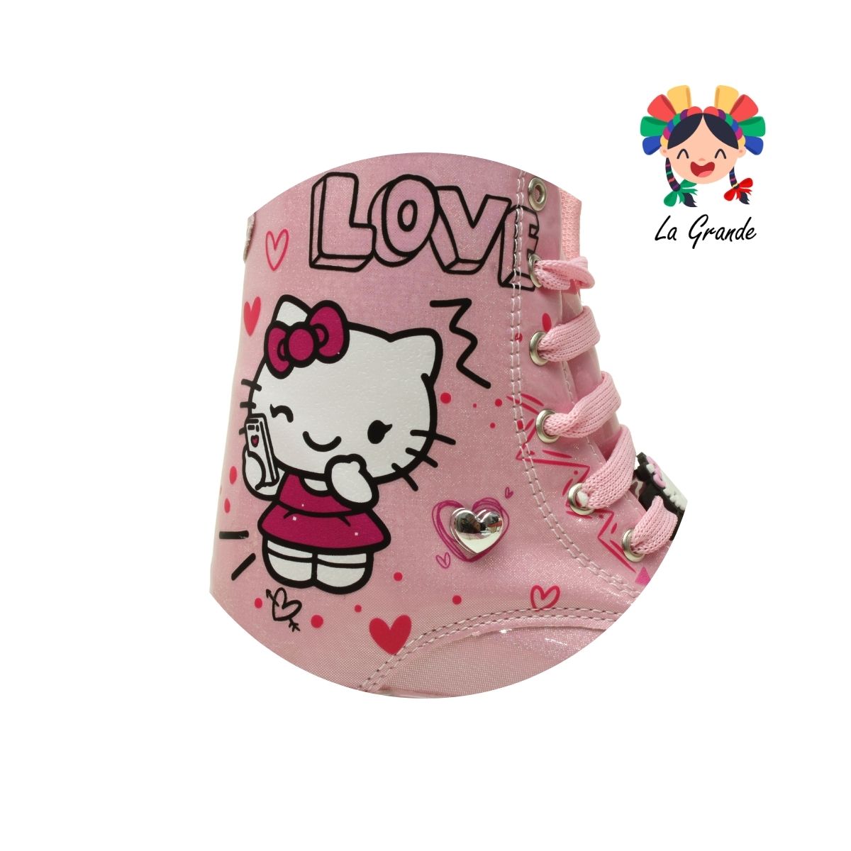 B09 DANIELS Luminos Rosa Bota Casual con Luces para Niña