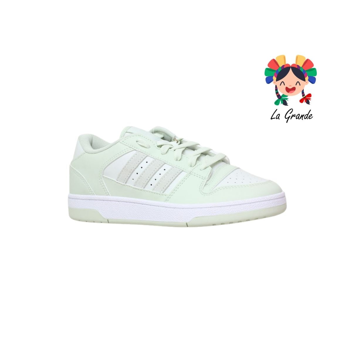 BREAK START LOW ADIDAS Verde Pistache Tenis Casual Original Importado para Dama
