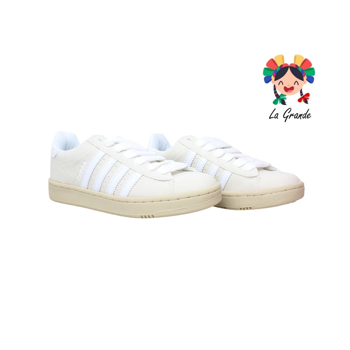 C-888 CUPRA Marfil Blanco Hunting Sint Tenis Casual para Dama, Joven y Caballero