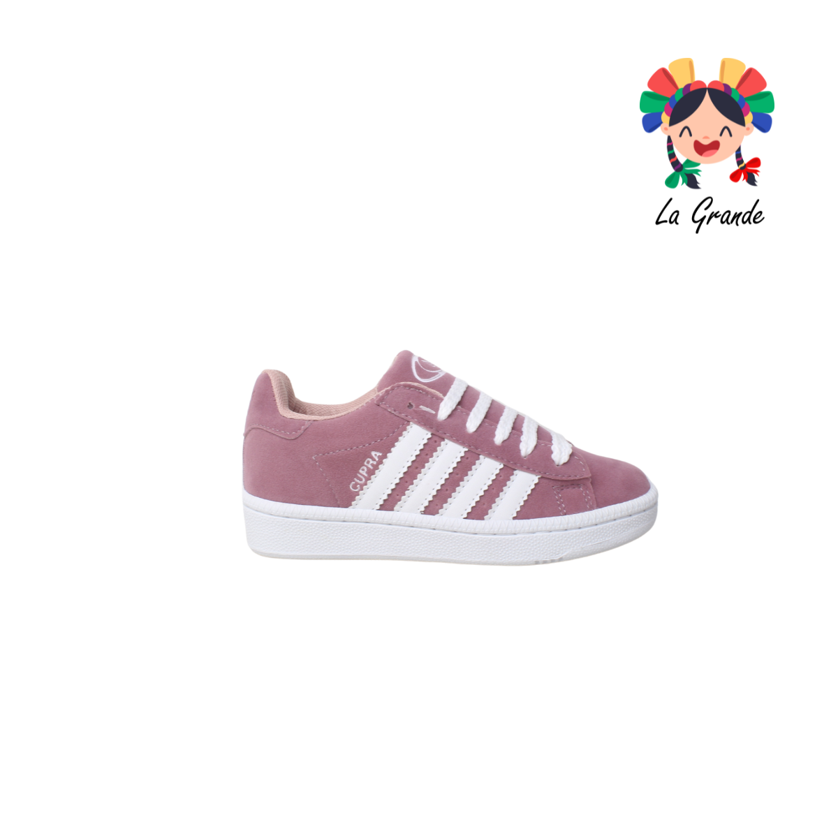 C-888 CUPRA Cassis Blanco Dakar Sint Tenis Casual para Niña