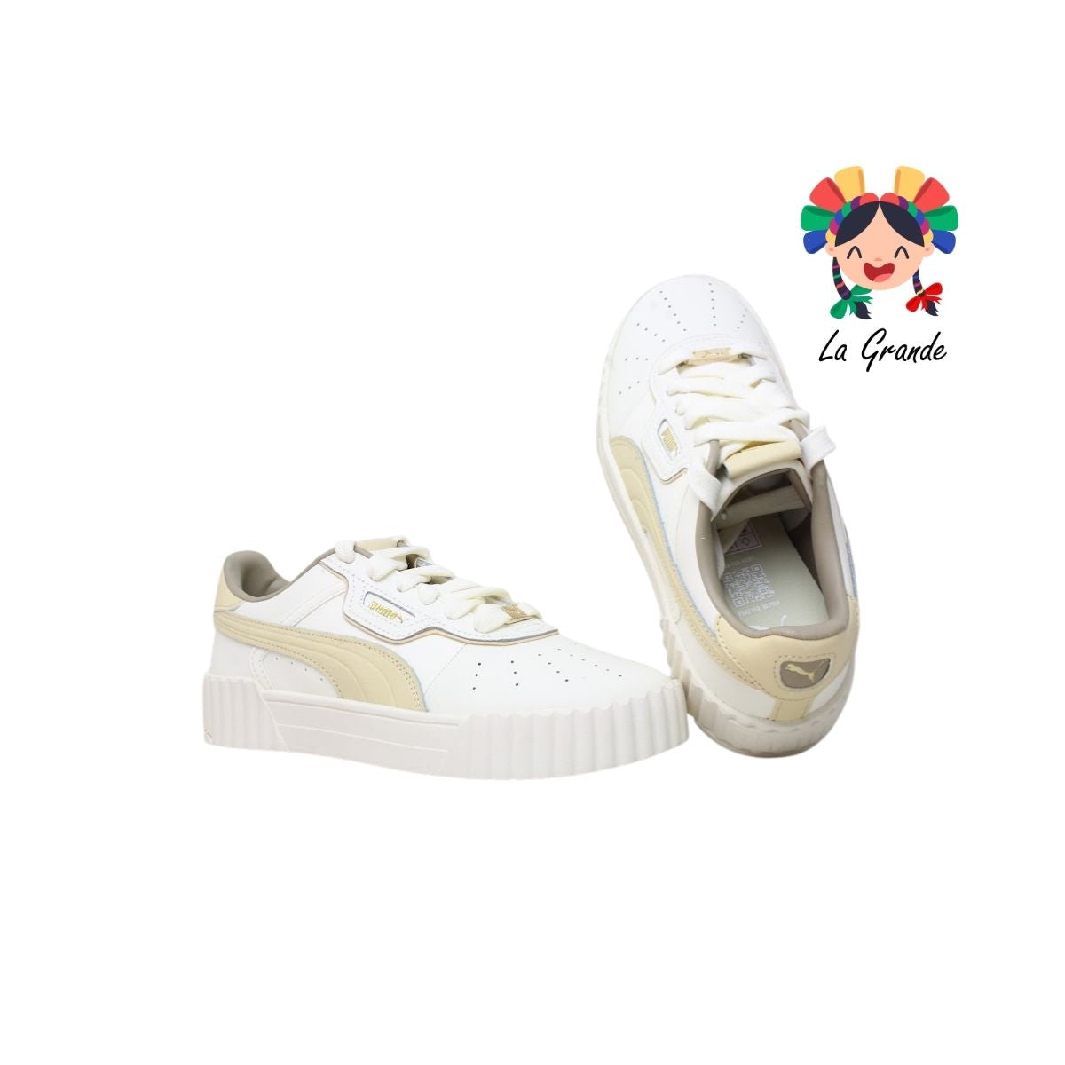 CARINA 3.0 LUXE PUMA Beige Tenis Casual Importados Originales para Dama
