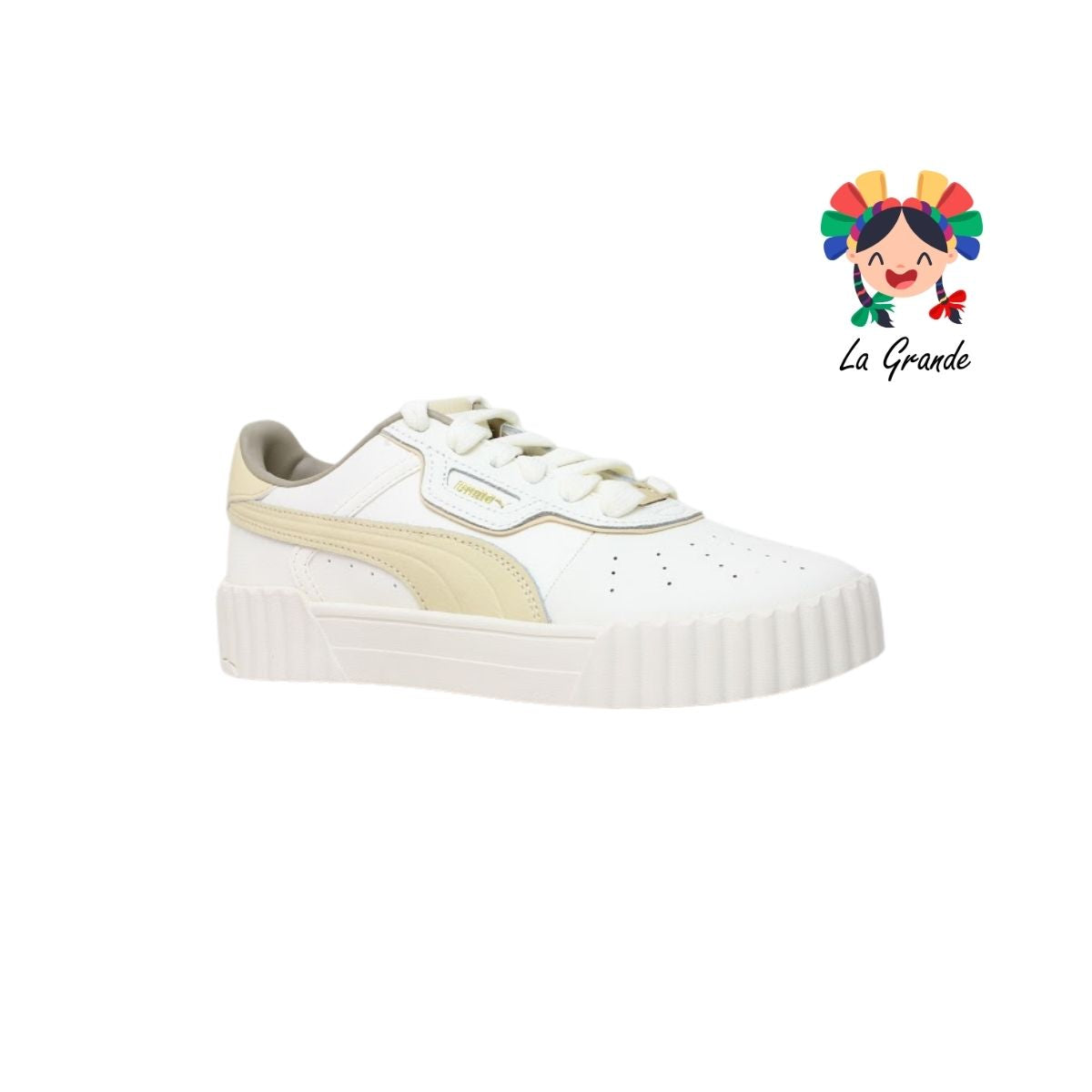 CARINA 3.0 LUXE PUMA Beige Tenis Casual Importados Originales para Dama