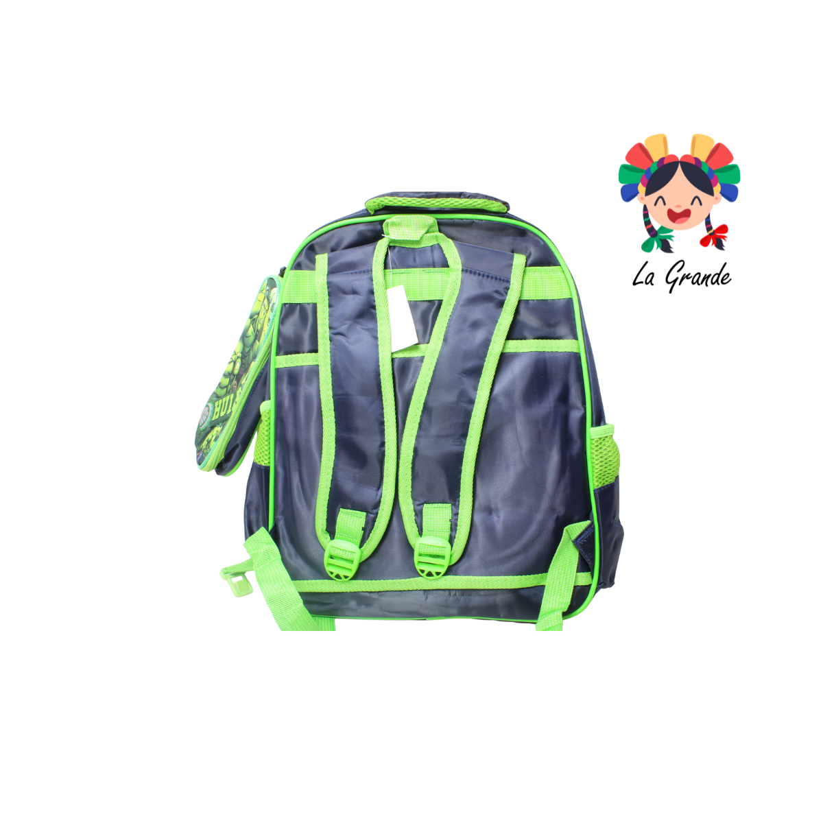 033 Hol Mochila Verde Combo con Luces