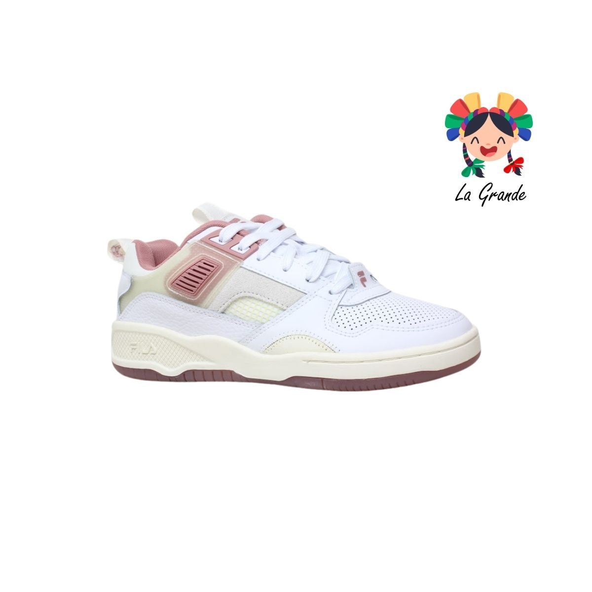 CORDA 180R FILA Blanco Rosa Tenis Casual Importado Original para Dama