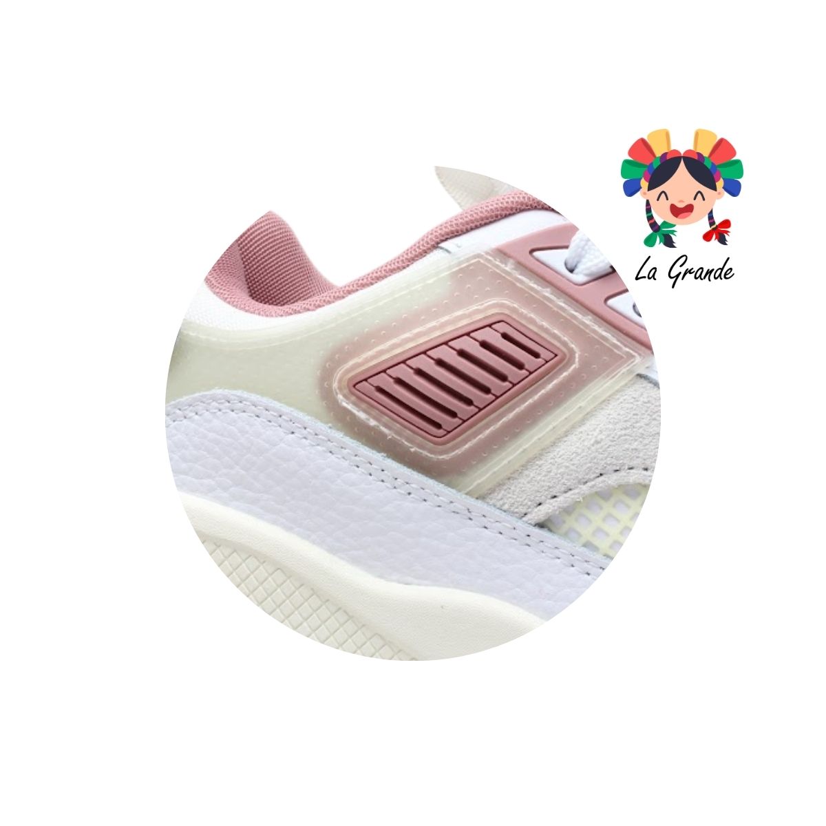 CORDA 180R FILA Blanco Rosa Tenis Casual Importado Original para Dama