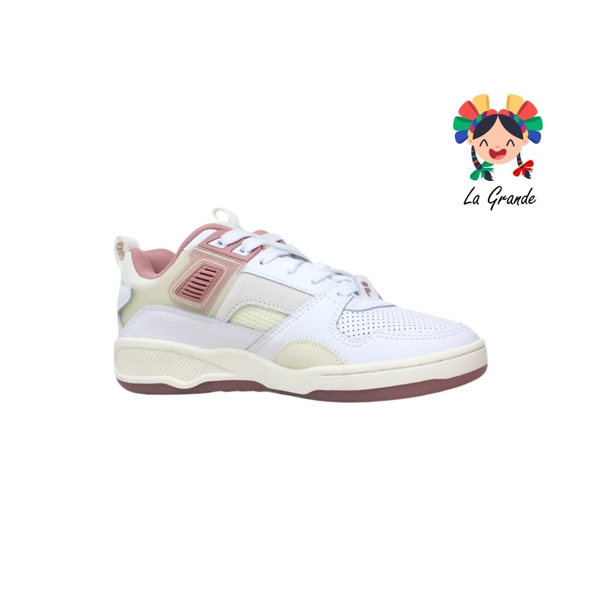 CORDA 180R FILA Blanco Rosa Tenis Casual Importado Original para Dama