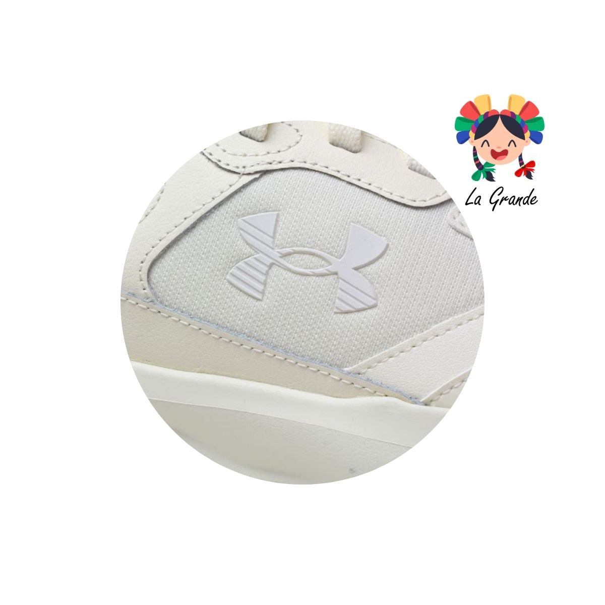 Charged Edge UNDER ARMOUR Café Blanco Tenis Deportivo Original Importado para Caballero