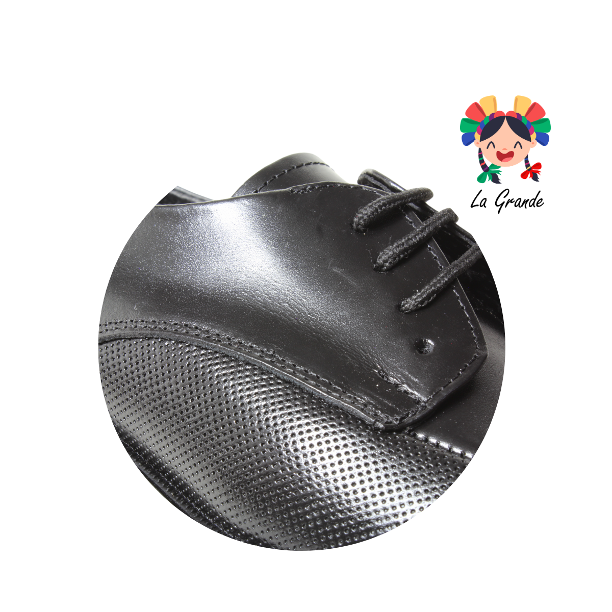 D954 VIAKENTTO Negro Nápoles Piel Zapato de Vestir para Caballero