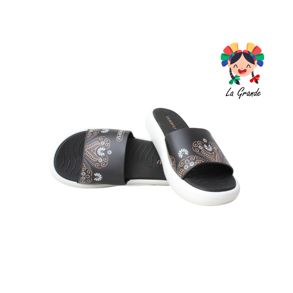 E7208 LUOFU Multicolor Sandalia Ortopédica para Dama