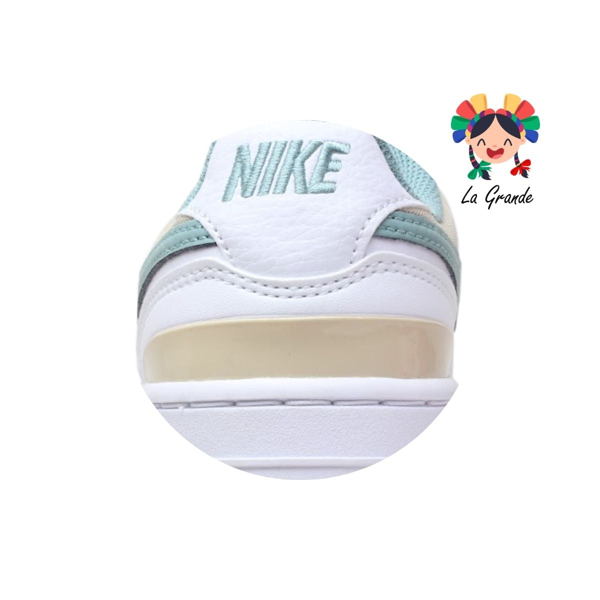 GAMMA FORCE NIKE AIR Blanco Verde Tenis Importados para Dama y Joven