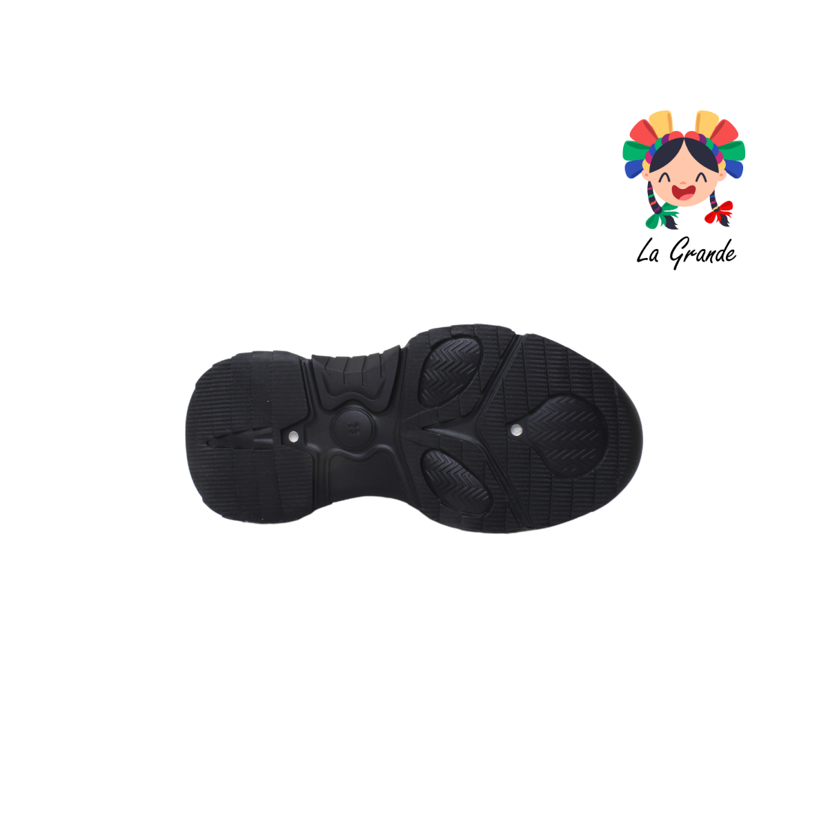 G06-1A FOSUM Negro Textil Tenis Casual para Dama
