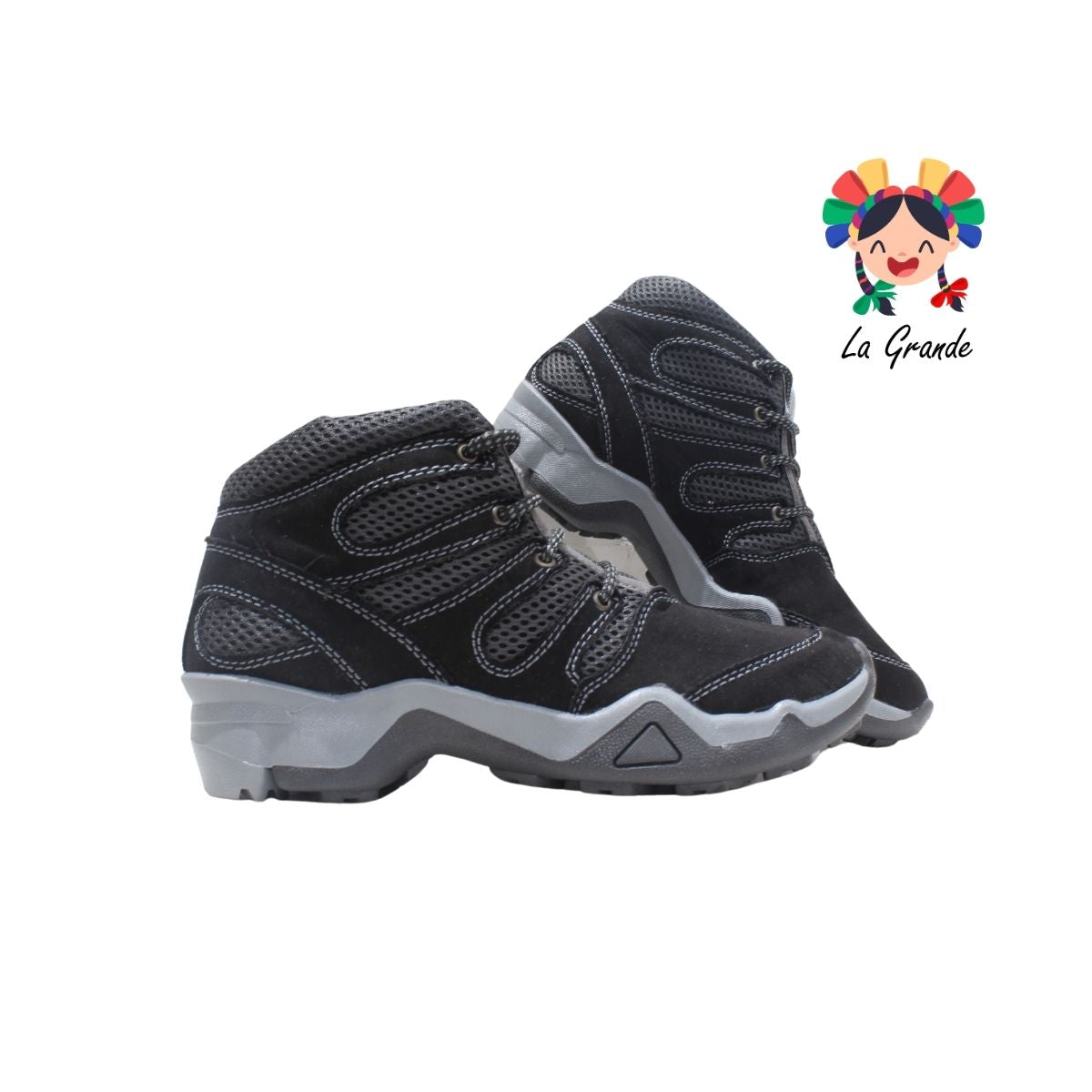 HURACAN PULL HARD Negro Sint Bota de Montaña para Dama, Joven y Caballero