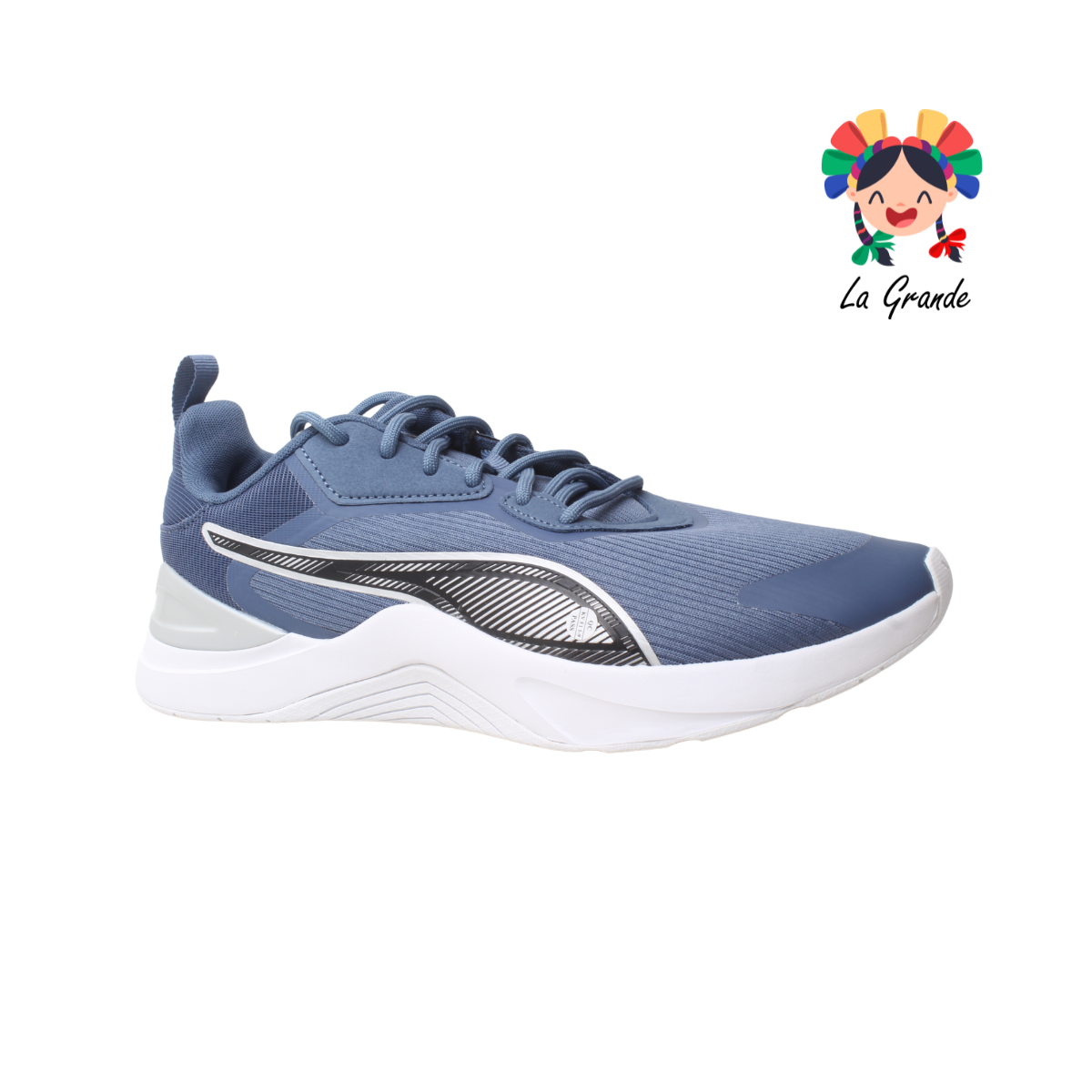 INFUSION PUMA Bco Azul Gris Tenis Original Importado para Caballero