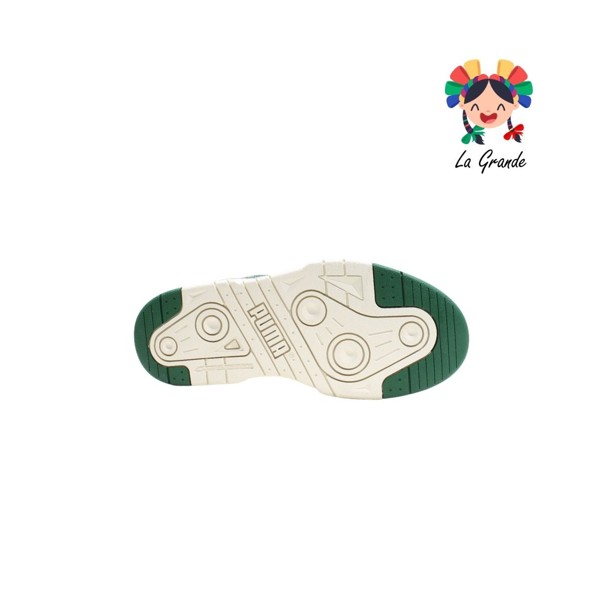 LIBERTY PUMA Bco Vde Flores Tenis Casual Importado Original para Dama