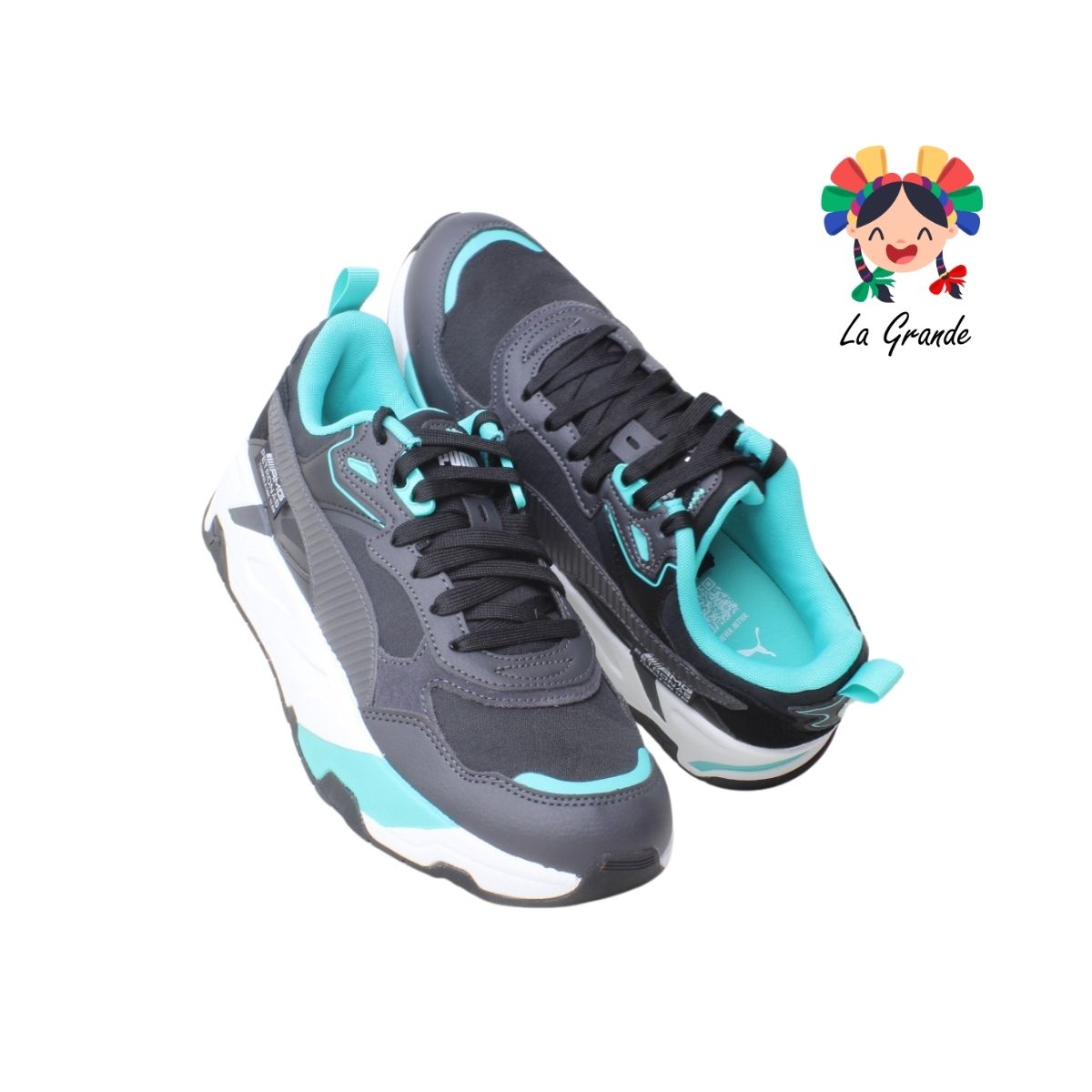 MAPF1 PUMA Negro Azul Tenis Deportivo Original Importado para Caballero