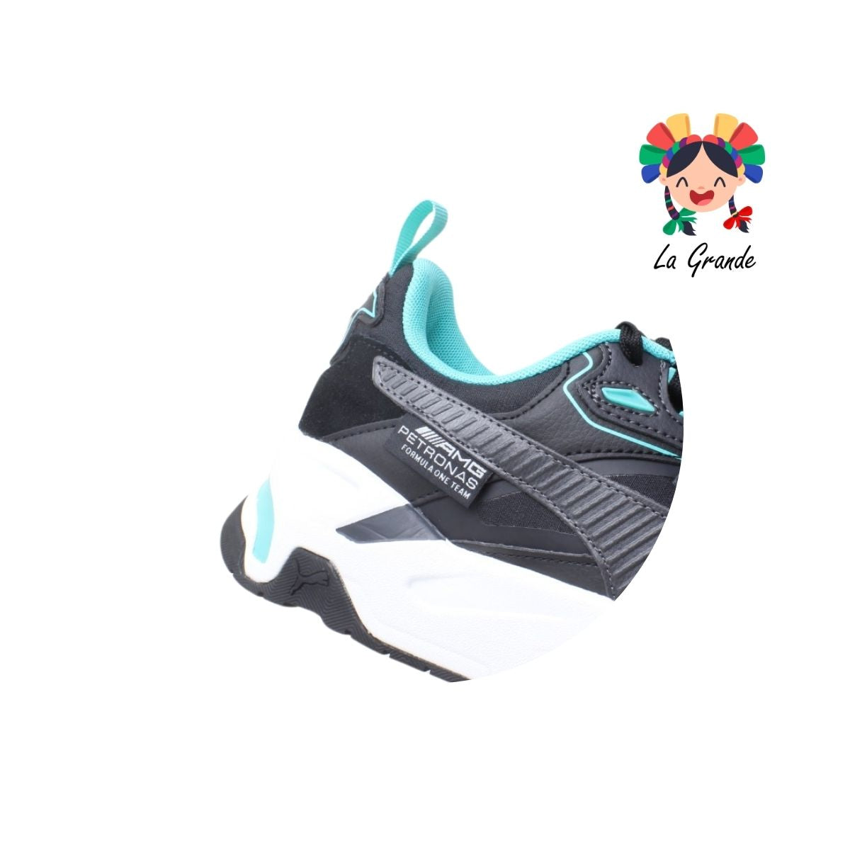 MAPF1 PUMA Negro Azul Tenis Deportivo Original Importado para Caballero