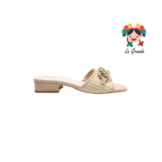 MAR6 YAELI Natural Beige Sint Sandalia para Dama