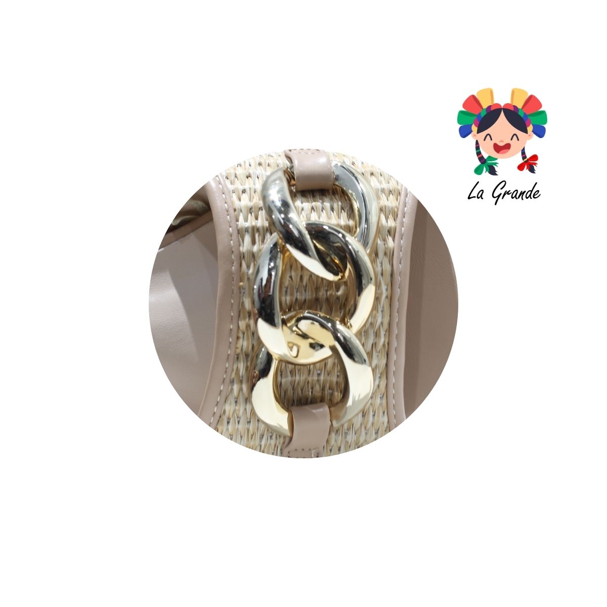 MAR6 YAELI Natural Beige Sint Sandalia para Dama