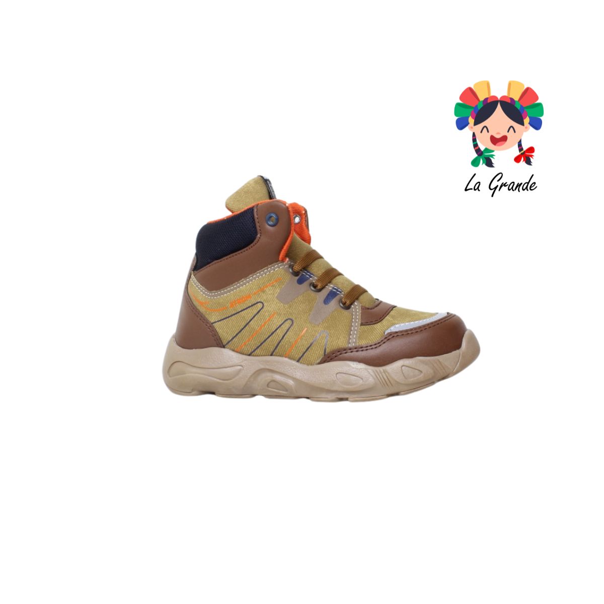 OFF ATROM Cognac Marino Sint Bota Casual para Niño