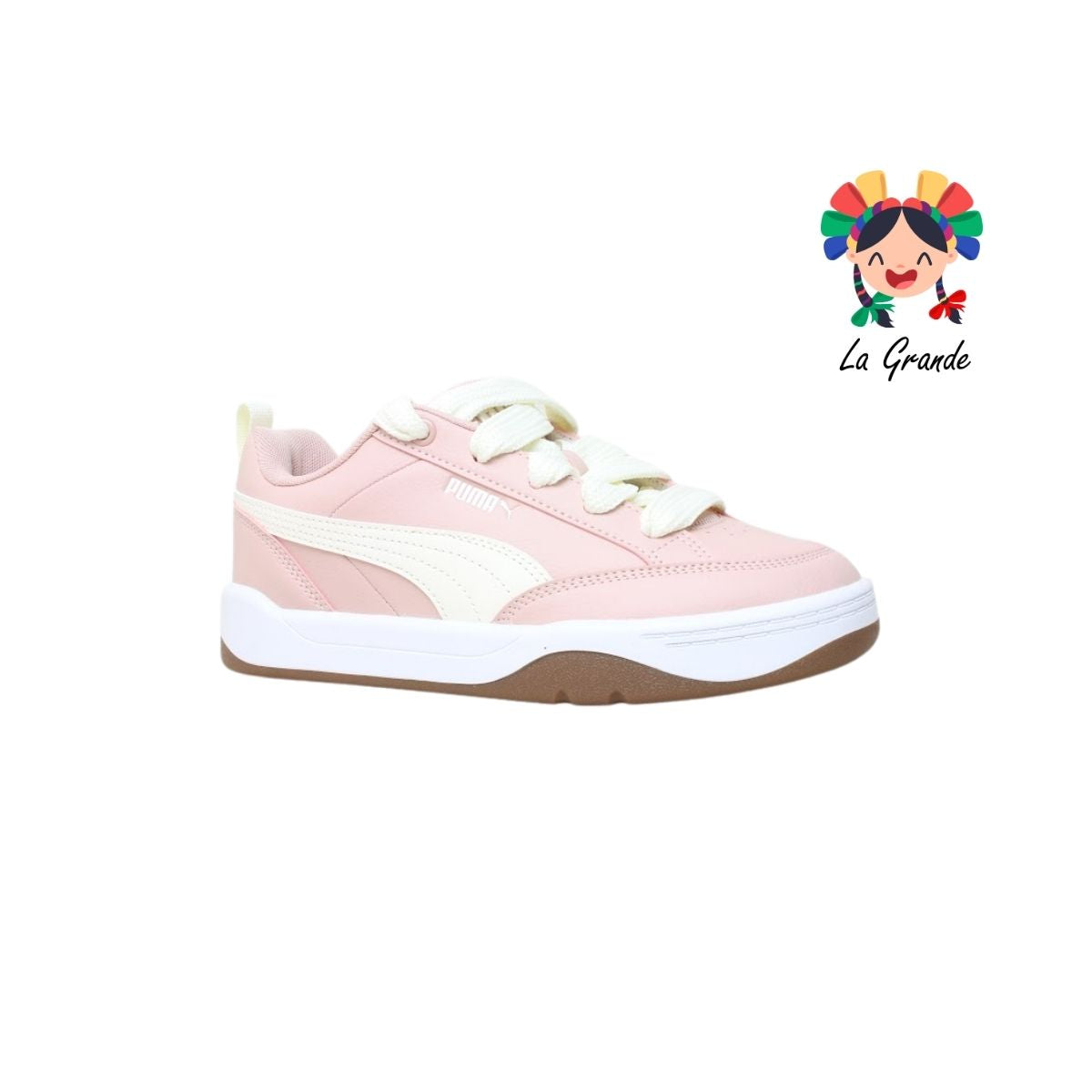 PARK LIFESTYLE PUMA Rosa Ivory Tenis Casual Importados Originales para Dama