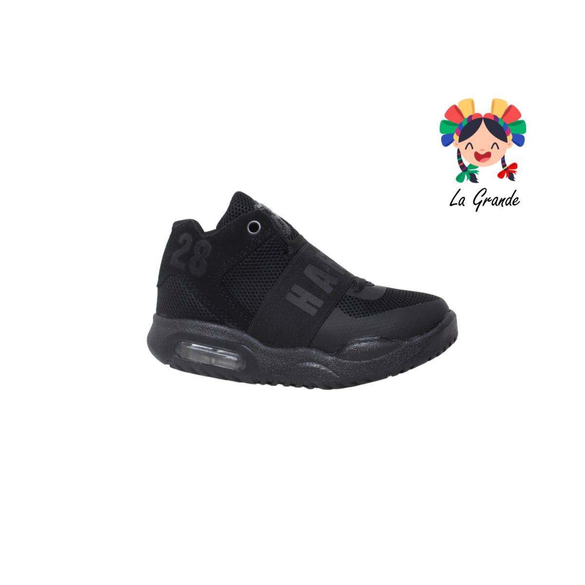 PH10 HARLEM Negro Negro Tenis Deportivo para Niño