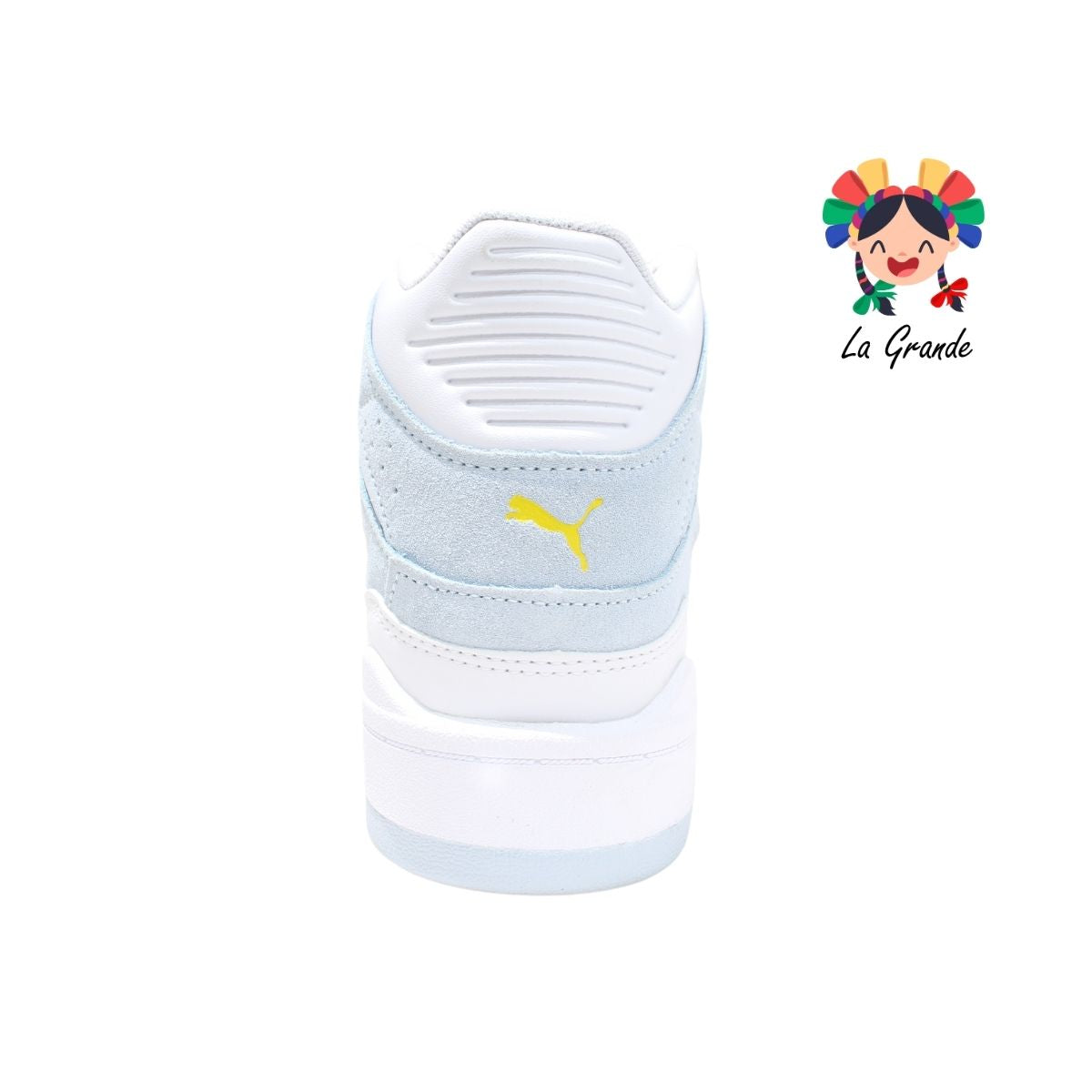 Slipstream Hi-PUMA Bco Azul Pastel Tenis Casual Importado Original para Dama y Joven