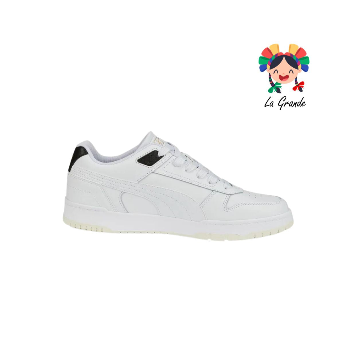 RBD PUMA Blanco Negro Sint Tenis Casual para Caballero Importado Original