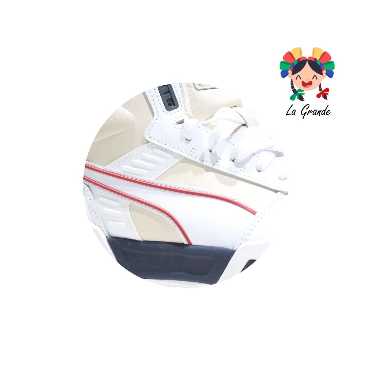 RBD TECH PUMA Blanco Beige Tenis Casual Importado Original para Caballero