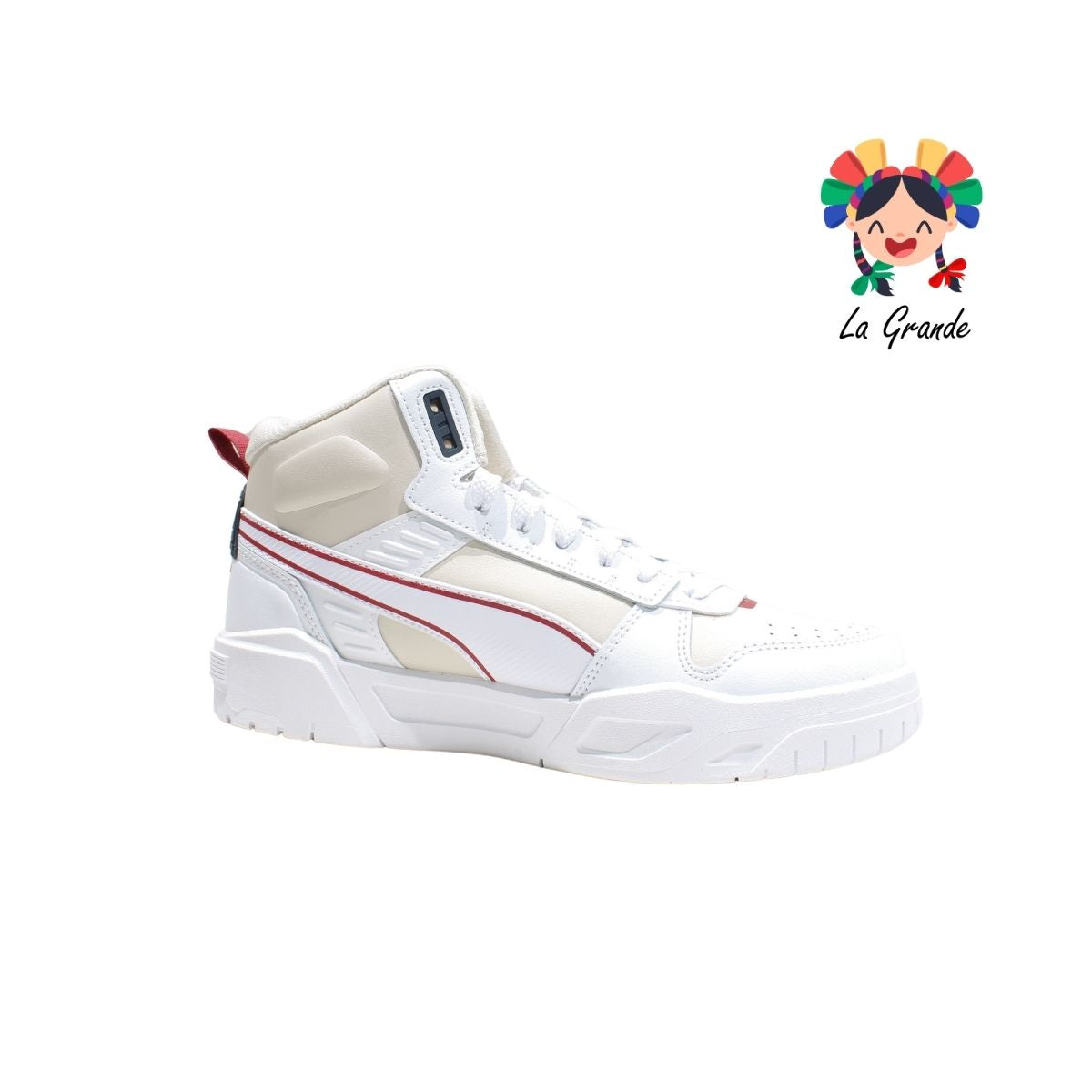 RBD TECH PUMA Blanco Beige Tenis Casual Importado Original para Caballero
