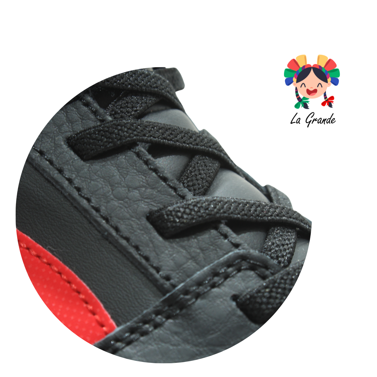 ELEVATED PUMA Negro Rojo Sint Tenis Casual Importado Original para Niña y Niño