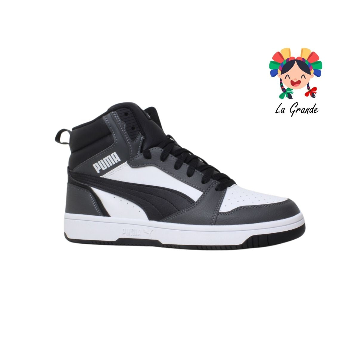 V6 PUMA Negro Blanco Gris Tenis Importado Original para Caballero