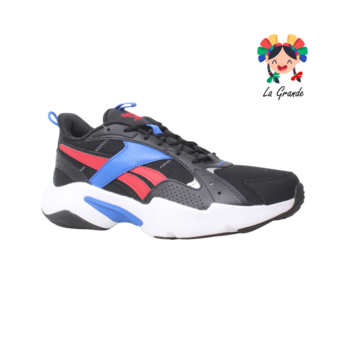 SPRING REEBOK Ngo Rojo Azul Tenis Deportivo Original Importado para Dama y Joven