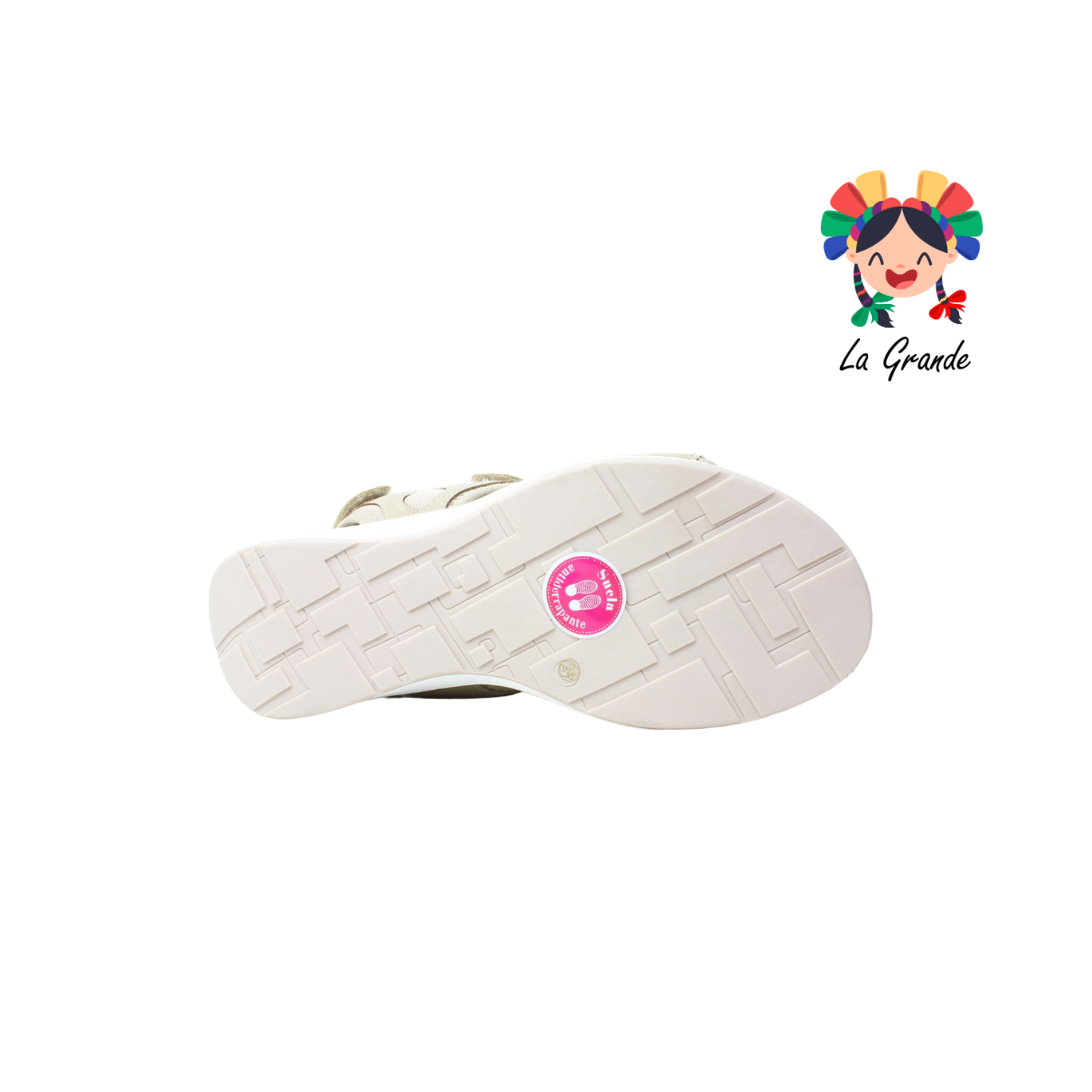 T100 PROKENNEX Taupe Sintético Sandalia Deportiva para Dama