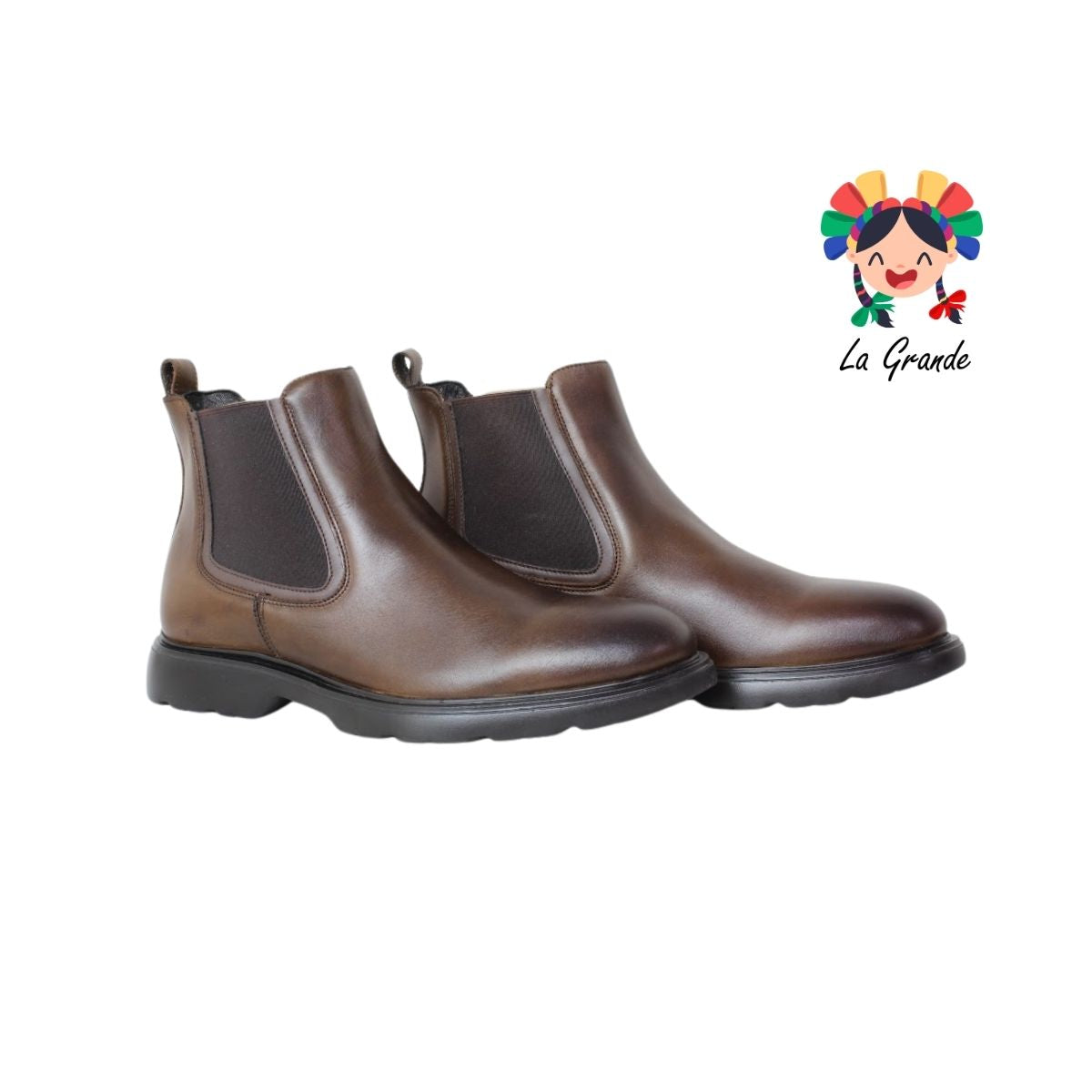 TAY005 SABATTER Camel Piel Botín Casual para Caballero