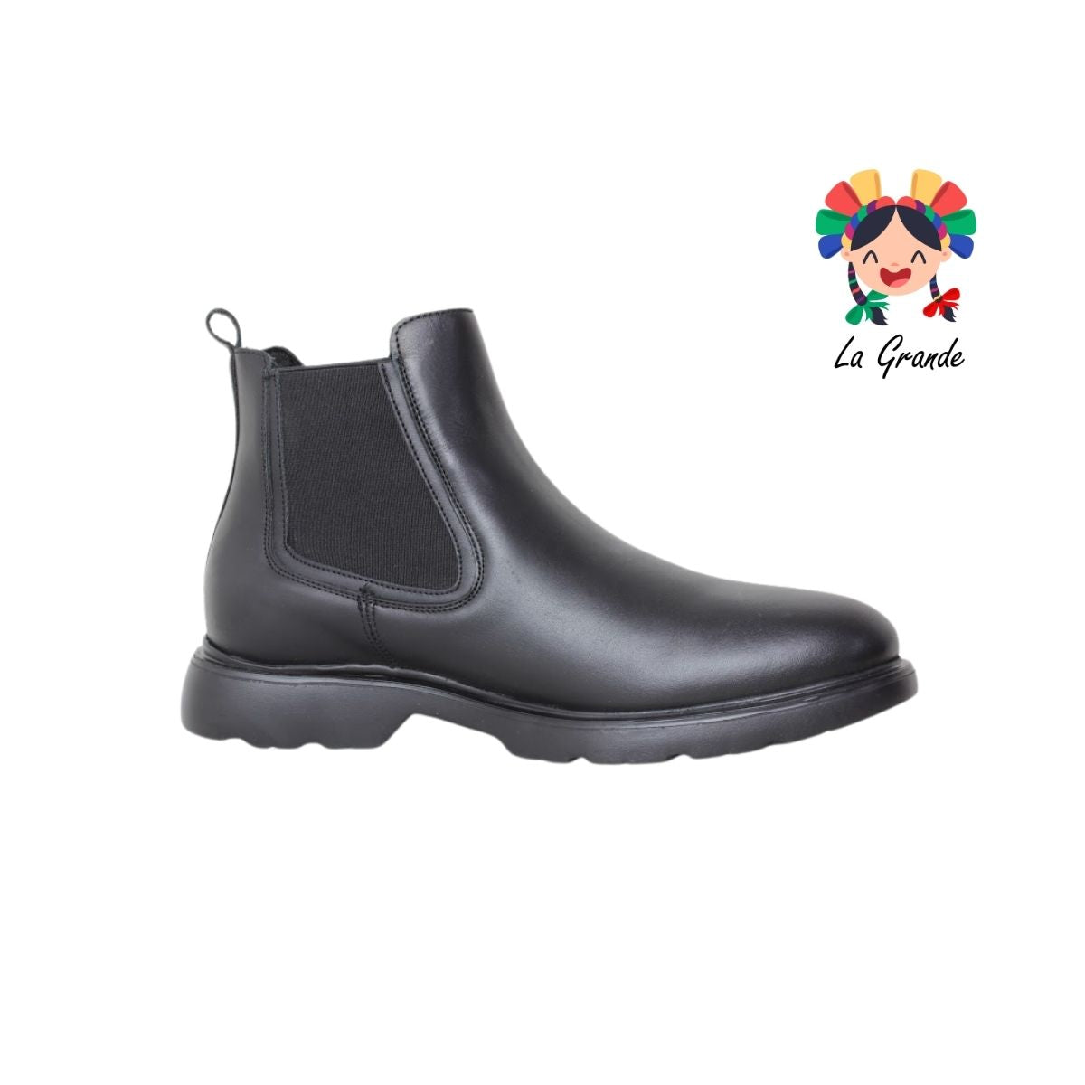 TAY005 SABATTER Negro Piel Botín Casual para Caballero