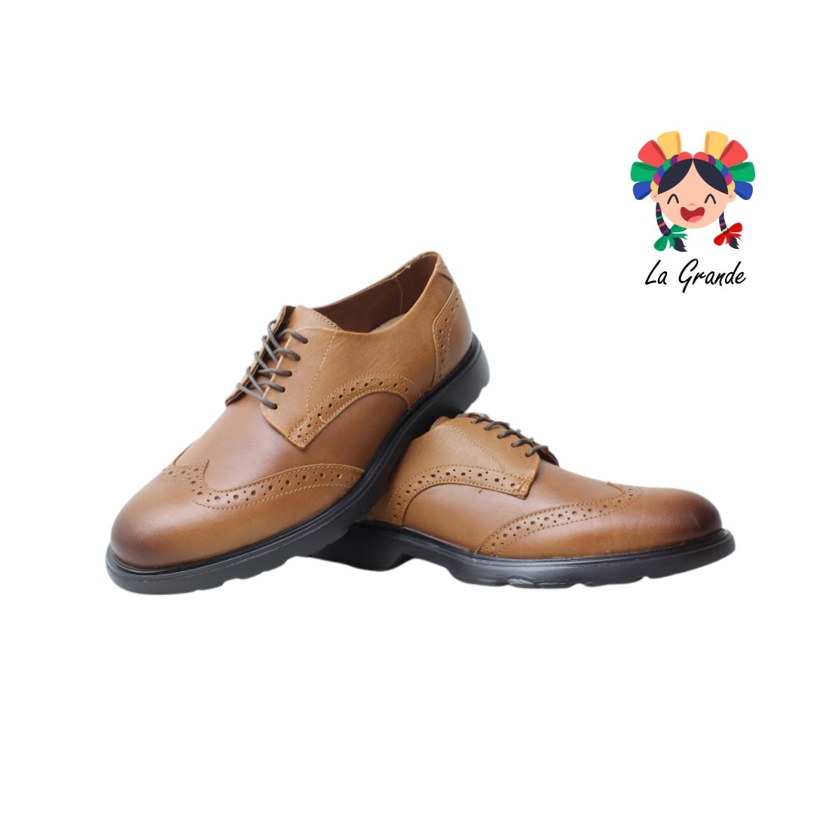 TAY009 DOGI Miel Piel Atanado Zapato Casual para Caballero