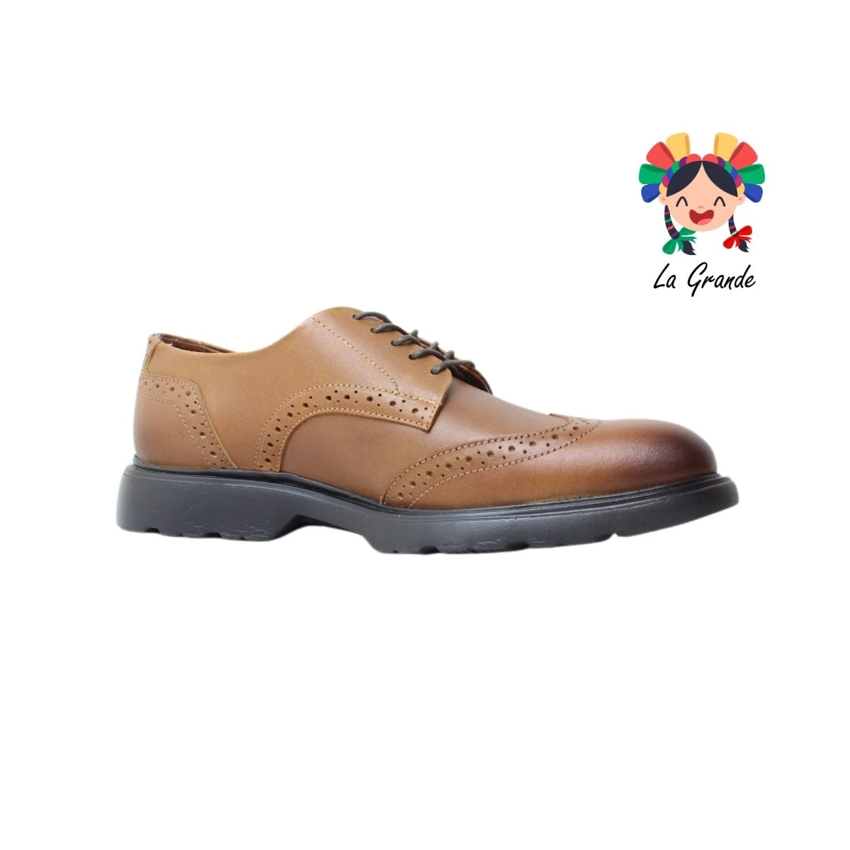TAY009 DOGI Miel Piel Atanado Zapato Casual para Caballero