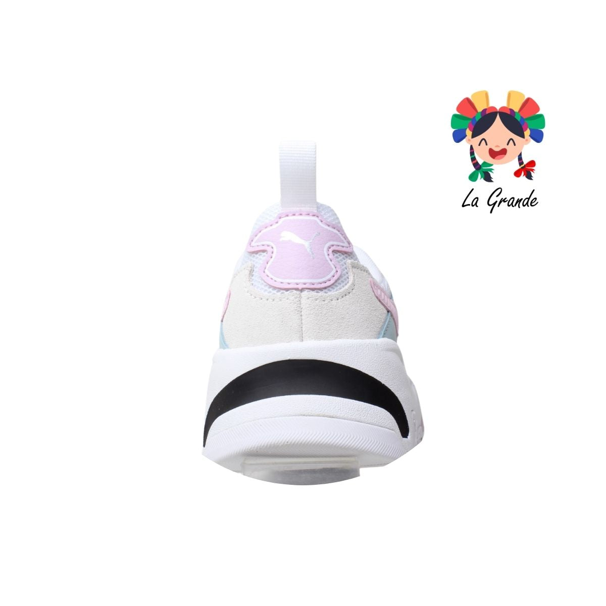 TRINITY PUMA Bco Rosa Tqza Tenis Deportivo Original Importado para Dama