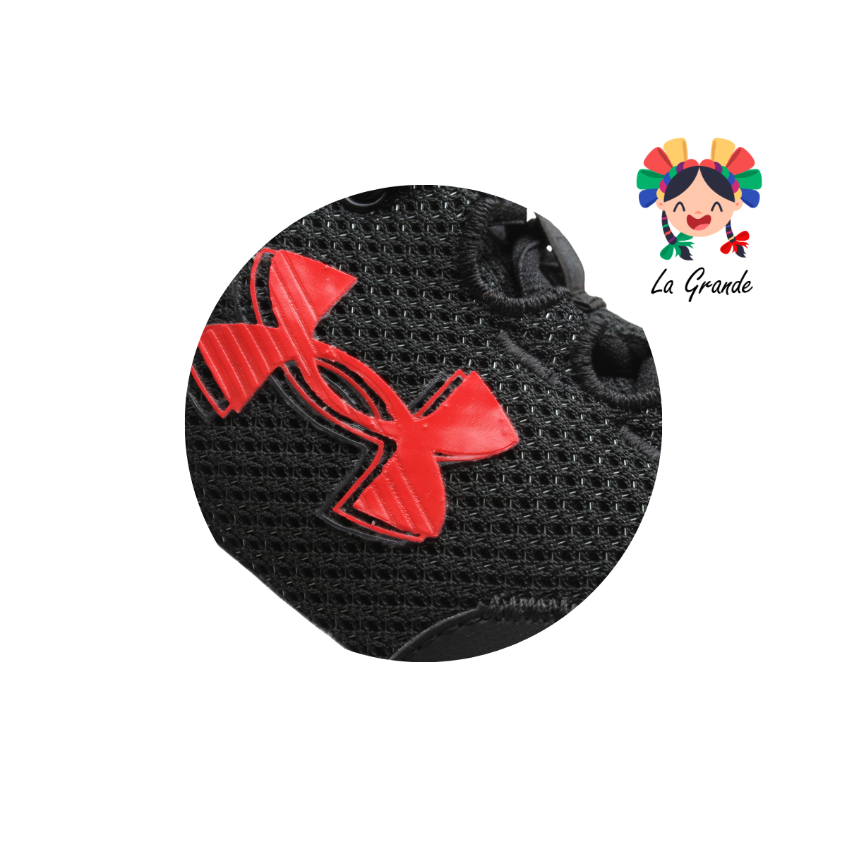 UA Charged Surge 4 UNDER ARMOUR Ngo Bco Rojo Tenis Deportivo Importado Original para Caballero