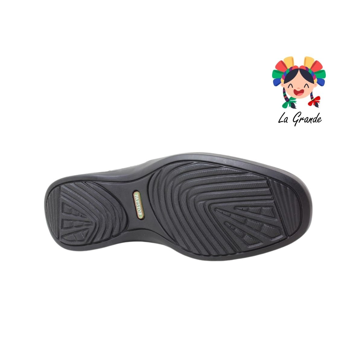 3901 PAZSTOR Negro Borrego Piel Zapato Casual para Caballero