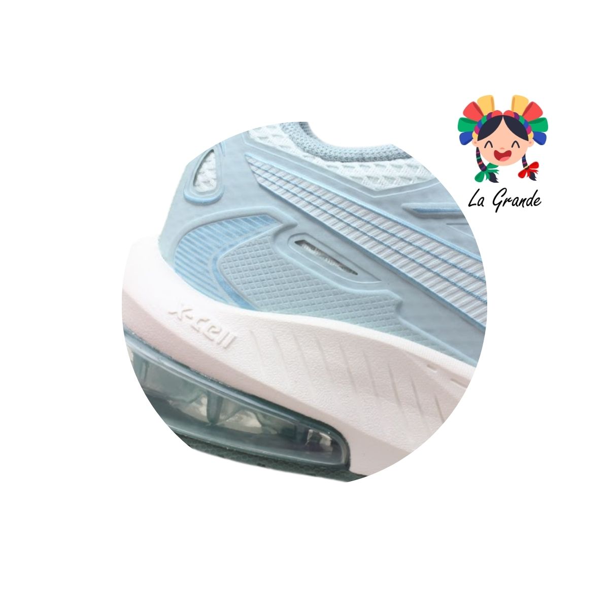 X-CELL LIGHTSPEED PUMA Azul Verde Tenis Deportivo con Válvula Importados Originales para Dama