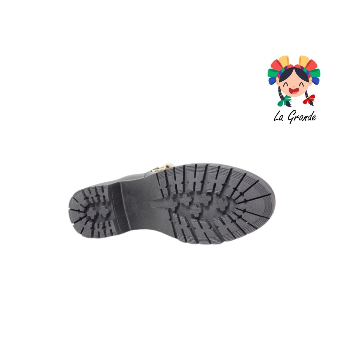 703 YUL Negro Sintético Botín Casual para Dama